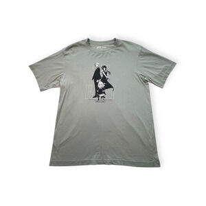 Uniqlo Grey Crew Neck‎ Short Sleeve Cotton Men All Seasons T-Shirt L